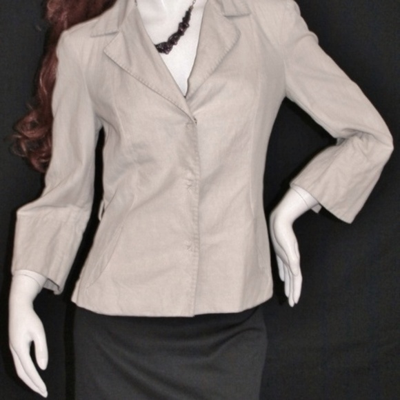 Italian Linen/Cotton Day 2 Nite Blazer Jacket - Picture 3 of 8